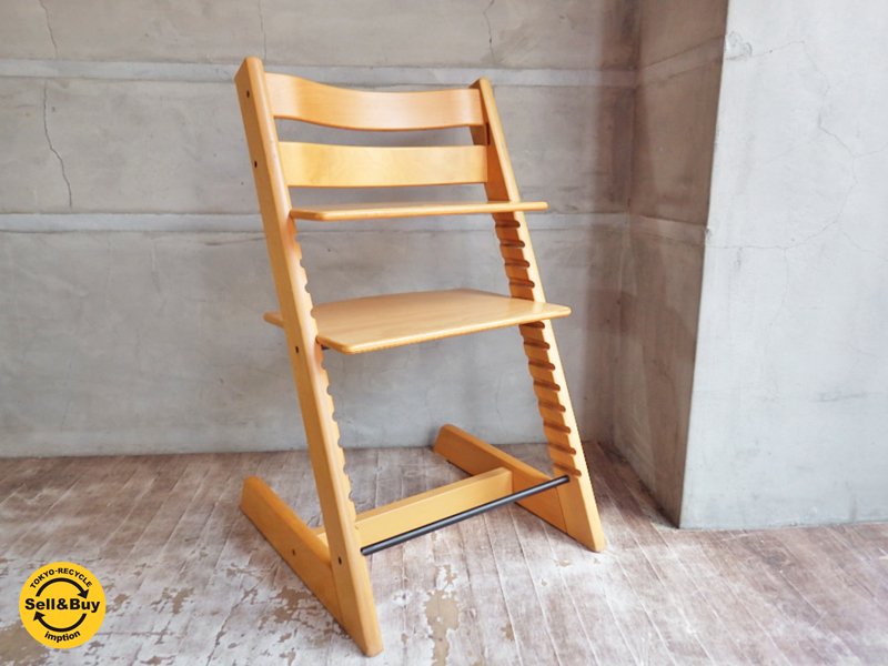 ストッケ STOKKE トリップトラップ TRIPP TRAPP 旧型 チェア キッズ ベビーチェア チェリー ♪