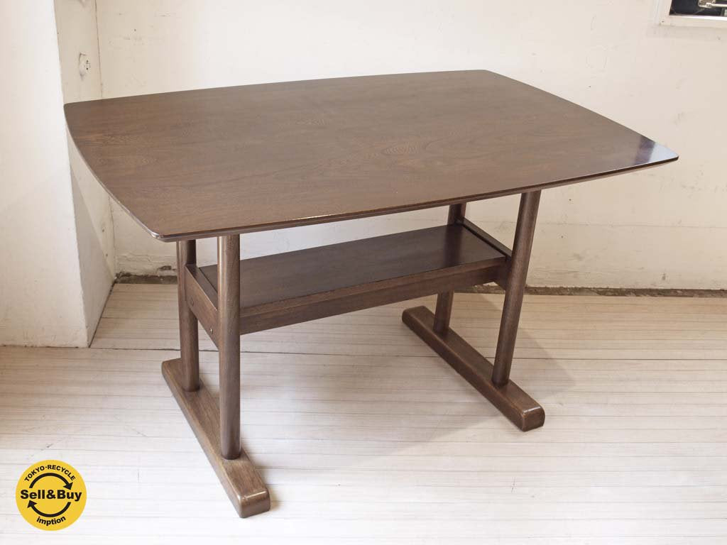 ウニコ unico スーク SUKシリーズ リビング ダイニングテーブル ハックベリー材 廃盤 幅115cm ★