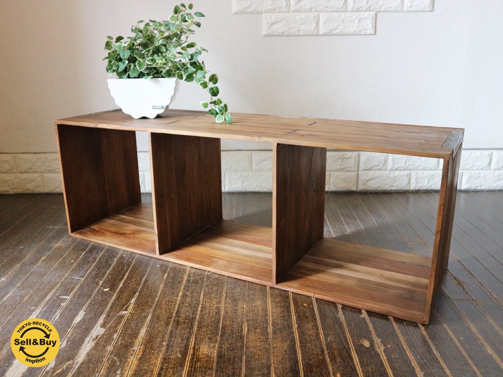 アクメ ファニチャー ACME furniture トロイ オープンシェルフ 3段 L キャビネット AVボード ◎