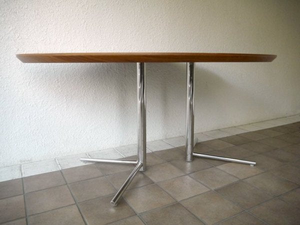 アクタス ACTUS オウン OWN ビッグサイドテーブル BIG SIDE TABLE ウォールナット天板 参考価格¥8.1万 オーバル ダイニングテーブル デスク リビングテーブル ◇
