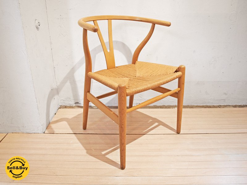 カール ハンセン & サン Carl Hansen & Son Yチェア CH24 ハンス・J・ウェグナー ビーチ材 ウレタン塗装 日本仕様の座面高 ★