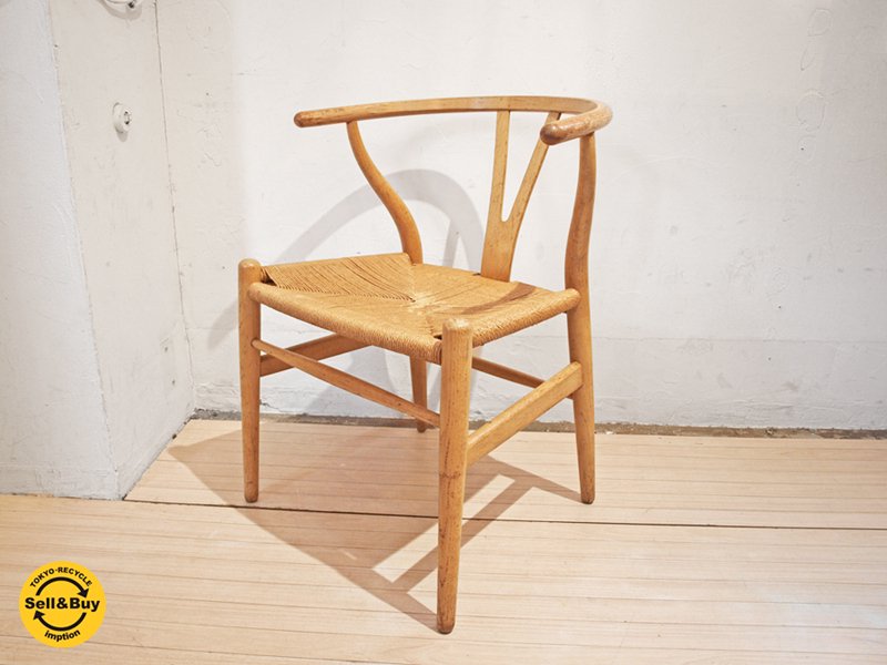 カール ハンセン & サン Carl Hansen & Son Yチェア CH24 ハンス・J・ウェグナー ビーチ材 ウレタン塗装 日本仕様の座面高 ★
