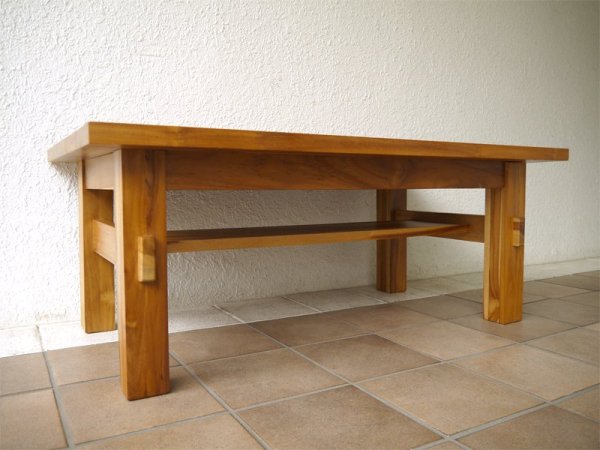 ウニコ unico 現行 ブレス BREATH シリーズ 廃盤モデル ローテーブル W950 チーク無垢材 参考価格:¥49,680- センターテーブル コーヒーテーブル リビングテーブル ◇