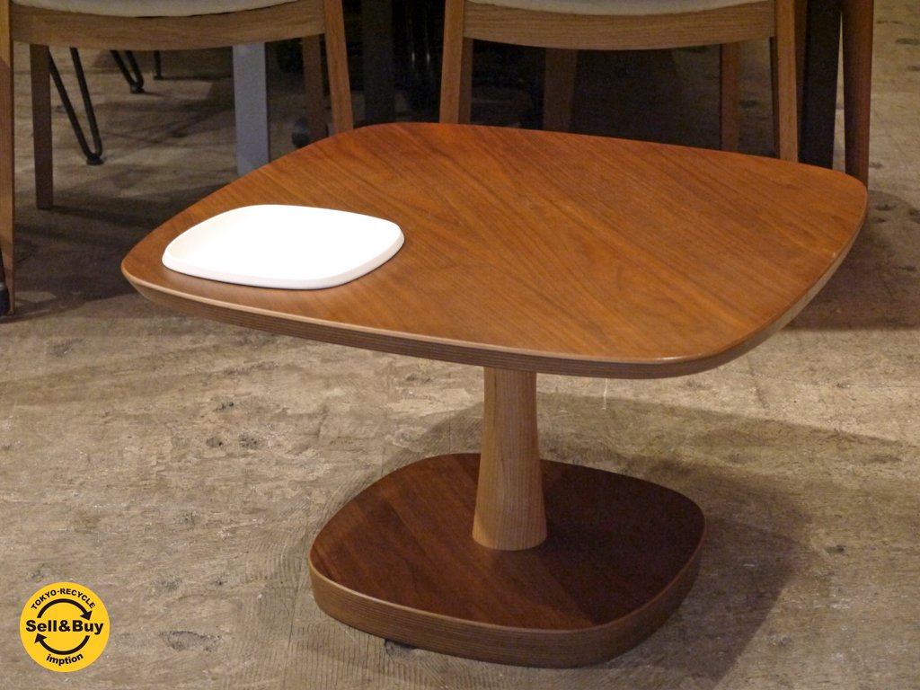 カンディハウス CONDE HOUSE ロトス LOTUS ウォールナット材 リビングテーブル トレイテーブル 吉野利幸 北欧スタイル ■