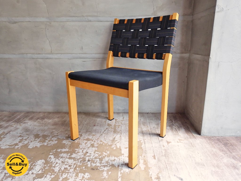 アルテック artek 611 ダイニングチェア バーチ材 ナチュラル アルヴァ・アアルト デザイン B♪
