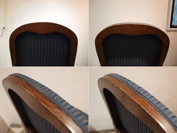 イギリス アンティーク UK Antique ダイニングチェア 2脚セット バルボスレッグ 英国 A ★