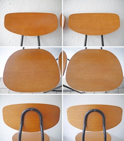 ウニコ unico スクーラ SKOLA シリーズ カウンター & カウンタースツール ( カウンターテーブル & ハイチェア×2脚 ) = 3点セット! オーク × ブラック 廃盤 ◇