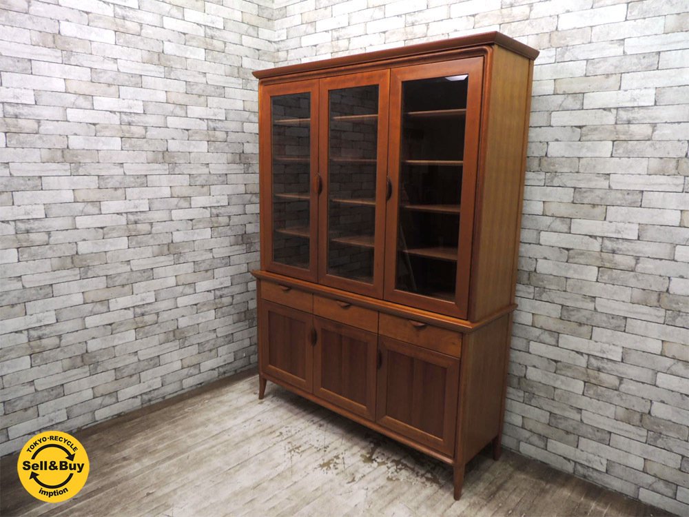 家具蔵 KAGURA エミネント EMINENT チェリー材 ダイニングボード 食器棚 カップボード 無垢材家具 ●