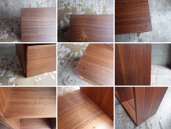 無印良品 MUJI 2x5 スタッキングシェルフ ウォールナット 引き出しボックス付き ♪