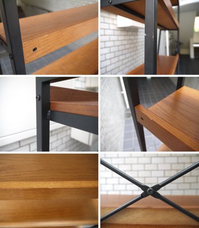 ニコアンドファニチャー niko and … furniture & supply リビング テリトリー LIVING TERRITORY オープンシェルフ オーク材×スチール ■