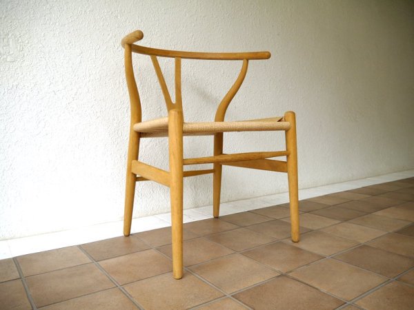 カールハンセン&サン Carl Hansen&Son ハンス J. ウェグナー Hans J. Wegner Yチェア CH24 ウィッシュボーンチェア オークフレーム 天然オイル仕上げ 状態良好 ◇