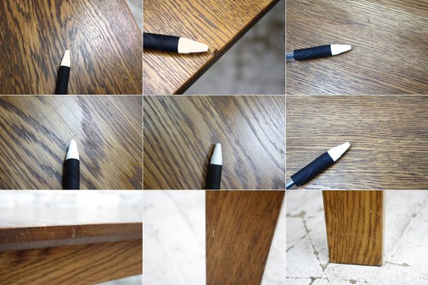 スタンダードトレード STANDARD TRADE DNT03-C オーク無垢材 ダイニングテーブル W100cm セミオーダー品 ●