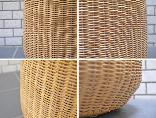 ワイ・エム・ケー長岡(Y・M・K) ラタンスツール S-3010 チェア 剣持勇 山川ラタン 籐家具 ジャパニーズモダン ■