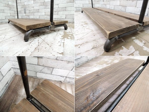 ダブルスタンダード W STANDARD ハンガーラック HANGER RACK オールドブラウン W100cm ●