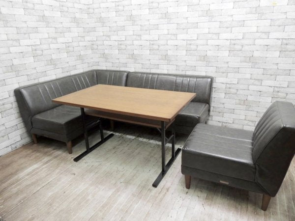 ニコアンド niko and... クラシック ダイナー CLASSIC DINER ベンチ ソファ BENCH SOFA アメリカンレトロ ●