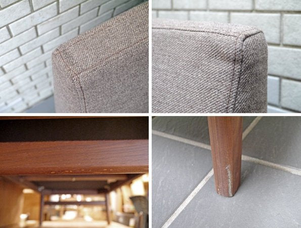 ウニコ unico ノルド NORD バックレスト ベンチ カバーリング ウォールナット 北欧ビンテージスタイル ■