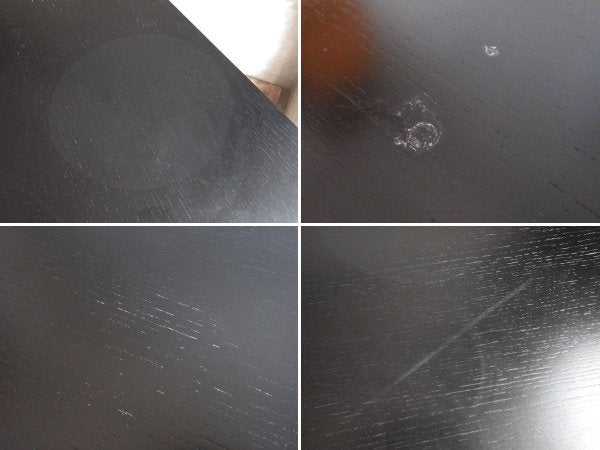 ハラーシステム USM Haller ハラーテーブル ワーキングテーブル カンファレンステーブル ダイニングテーブル 幅125cm アジャスター 高さ調整機能付き ブラック ♪