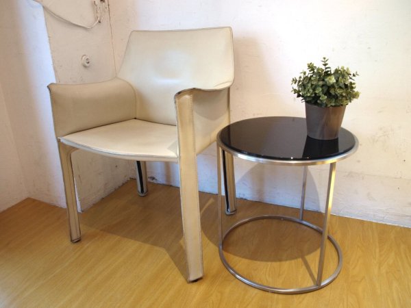 カッシーナイクスシー Cassina ixc. ピエロ・リッソーニ イル ILE ラウンド サイドテーブル side table 定価17万 ★