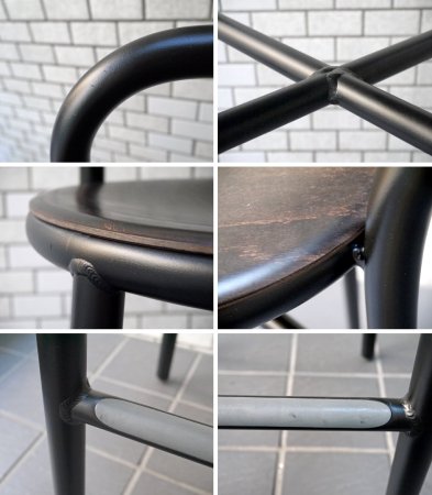 マジス MAGIS パイプ スツール ウッド ブラック ジャスパー・モリソン Jasper morrison デザイン A ■