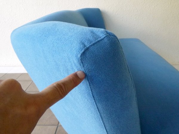 イデー IDEE カイソファ KAI SOFA 2人掛け ターコイズ IFFS-0611 定価¥164,160- 人気 現行モデル 状態良好 オーガニックデザイン ◇