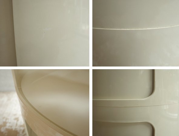 カルテル Kartell コンポニビリ 3段 ホワイト アンナ・カステッリ・フェリエーリ♪