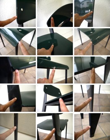 ヴィトラ vitra. スタンダードチェア 限定 廃番 1stエディション 2002年 ドイツ製 SPモデル D.グリーン ジャン・プルーヴェ Jean Prouve 名作 入手困難 UAM ◇