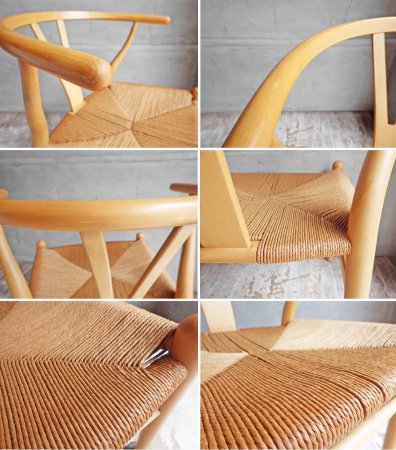 カール ハンセン & サン Carl Hansen & Son Yチェア CH24 ビーチ材 ウィッシュボーンチェア ハンス・J・ウェグナー 日本仕様 ラッカー仕上げ B♪