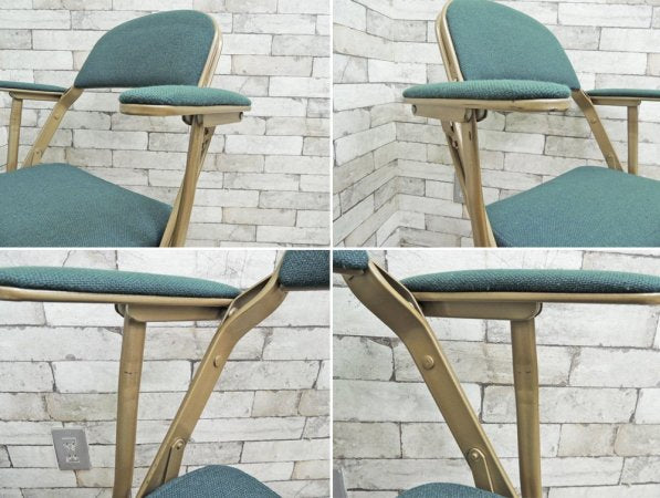クラリン CLARIN フォールディングチェア アーム付き FOLDING CHAIR WITH ARM Hunter 折り畳みチェア P.F.S.取扱 米国 ●