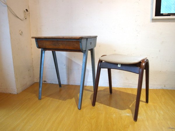 エサビアン ESAVIAN 50's UKビンテージ スクールデスク School desk イギリス 学校机 スモール ★