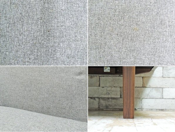 ウニコ unico ノルド NORD ベンチ アーム カバーリング ウォールナット 北欧ビンテージスタイル 廃番 ●