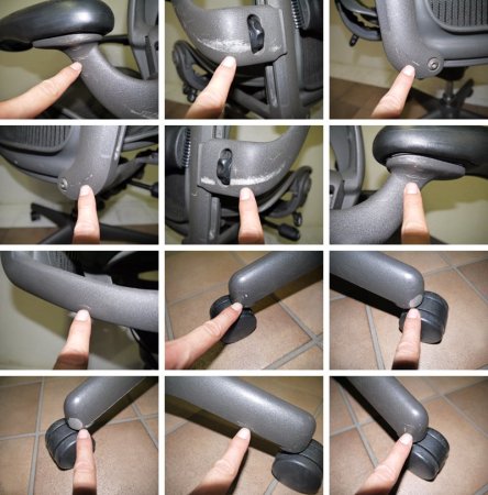 ハーマンミラー HermanMiller アーロンチェア Aeron Chair ランバーサポート フル装備 Bサイズ ( M ) 定価¥183,600- ( デスクチェア / オフィスチェア ) ◇