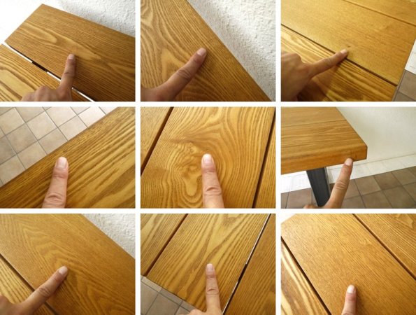 イデー IDEE プランクス PLANX ダイニングテーブル アッシュ無垢材×スチールレッグ インダストリアル ワークテーブル 廃盤 希少◇