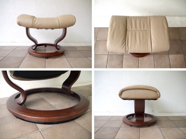 エコーネス EKORNES ストレスレス Stressless 現行モデル ノルウェー ¥299,160- 上位機種 超美品 Myfair メイフェア Mサイズ リクライニングチェアセット ◇