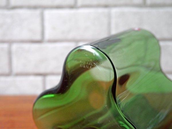 イッタラ iittala アルヴァ アアルト ベース 95 mm 廃番色 1937グリーン 2006年 初期復刻 Alvar Aalto ■