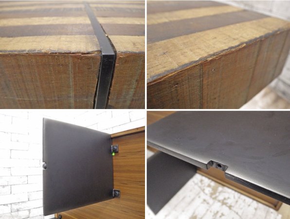 ビーナ bina アレック コーヒーテーブル ALEC COFFEE TABLE 廃材 スクラップウッド インダストリアルデザイン アスプルンド取扱い 廃盤 定価162,000円 ●
