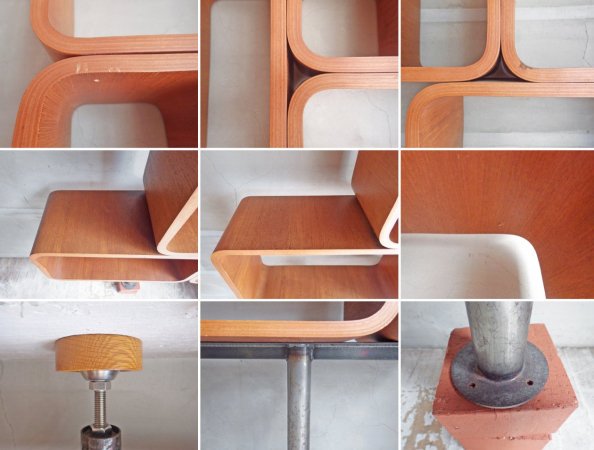 パシフィックファニチャーサービス PACIFIC FURNITURE SERVICE P.F.S リーフ ユニット REEF UNIT シェルフ 希少 廃盤 ミッドセンチュリーデザイン ♪