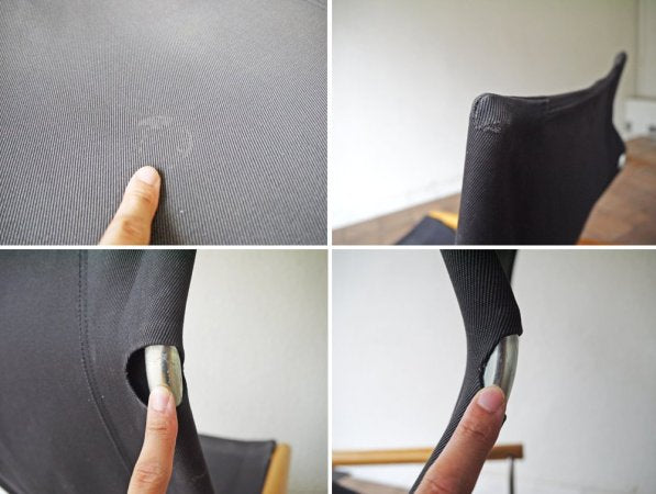 ニーチェア エックス Ny chair X 新居猛 ロッキングチェア 廃盤カラー 黒 ブラック フォールディング 折畳み可 グッドデザイン受賞 MoMA永久所蔵作品 アウトドア使用可 ◇