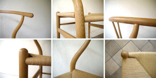 カールハンセン&サン Carl Hansen&Son ハンス J. ウェグナー Hans J. Wegner Yチェア CH24 ウィッシュボーンチェア オークフレーム 天然オイル仕上げ 極美品 ◇