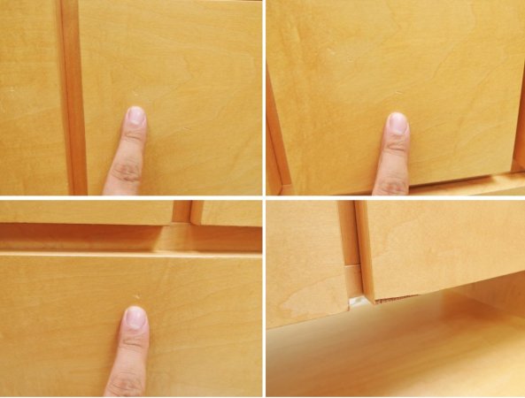 イデー IDEE コントゥール ドロワー CONTOUR DRAWER チェスト メープル材 抽斗7杯 W120cm 参考価格:220,000円 ●