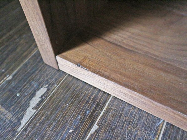 無印良品 MUJI スタッキングシェルフ 3段 ウォールナット材 シンプルモダン キャビネット ◎