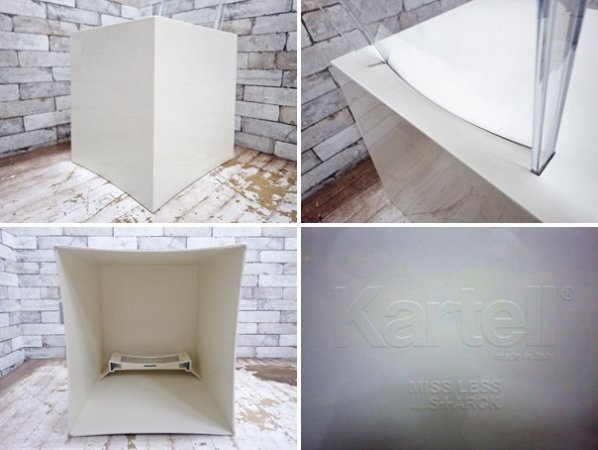 カルテル Kartell ミスレス MISS LESS ダイニングチェア フィリップ・スタルク ホワイト A ●
