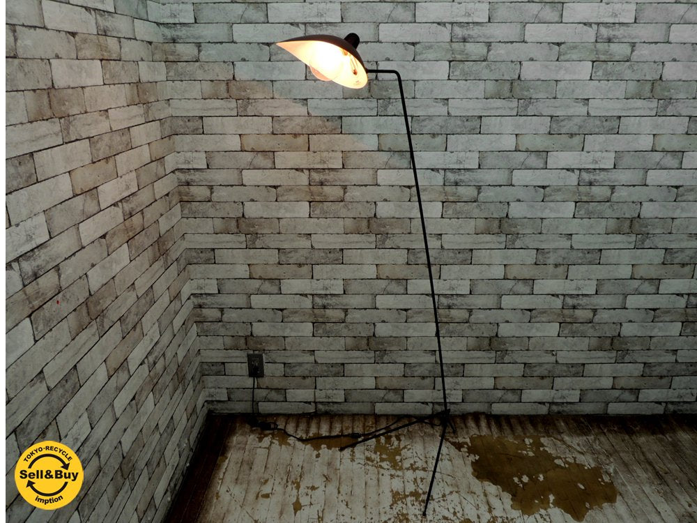 イデー IDEE ランパデール アン ルミエール LAMPADAIRE 1 LUMIERE セルジュ ムーユ Serge Mouille デザイン 1灯タイプ ブラック ●