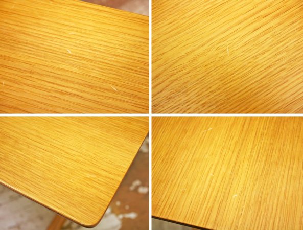 無印良品 MUJI リビングでもダイニングでもつかえる テーブル オーク材 W130cm シンプルデザイン ●