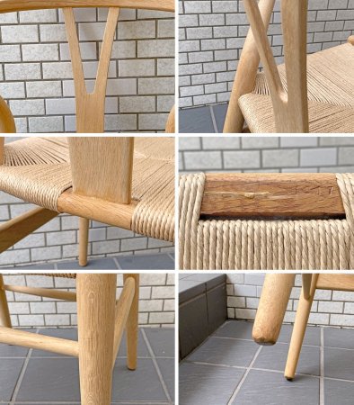 カールハンセン&サン Carl Hansen & son Yチェア CH24 オーク材 ソープフィニッシュ 日本仕様 座面張替済み ハンス・J・ウェグナー 北欧 デンマーク ■