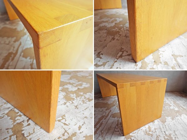 無印良品 MUJI オーク材無垢材 ベンチ♪