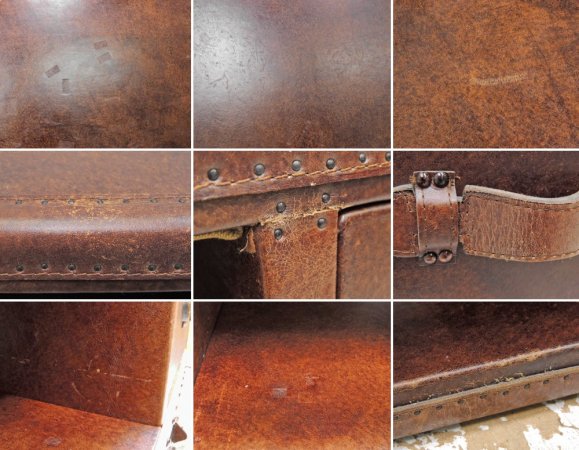 ハロ HALO ストニーハースト STONYHURST ビンテージシガー VINTAGE CIGAR AVボード テレビ台 レザー 定価19.8万円 ●