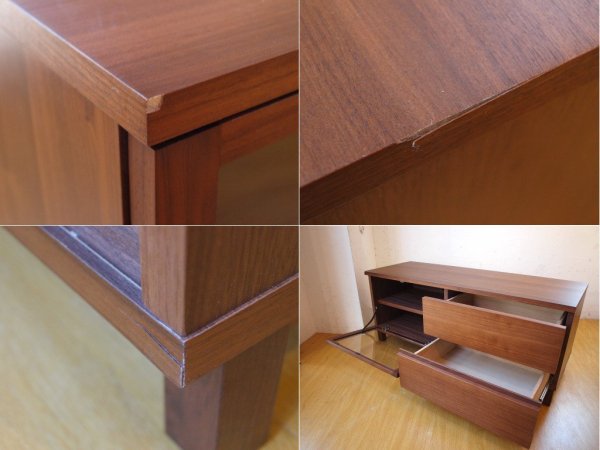 無印良品 MUJI ウォールナット Walnut AVラック テレビボード 幅 110cm ★