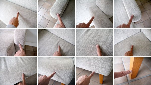 ウニコ unico エヴァ EVA ソファ 2シーター 二人掛け クッション×2つ付き 人気・現行シリーズ ベージュ ライトグレーMix色 K15 ◇