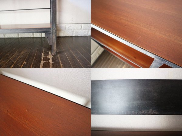 ウニコ unico ランバー LUMBER ワイドシェルフ オープンシェルフ インダストリアル 幅150cm ◎