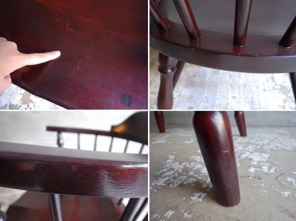 松本民芸家具 #91型 キャプテンチェア ミズメザクラ A♪